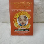 GLUTATHIONE INJECTION EXTREME WHITENING MILK SOAP. (ORANGE)