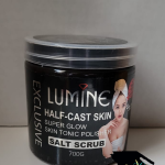 LUMINE HALFCAST SKIN SUPER GLOW SKIN TONIC POLISHER SALT SCRUB